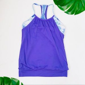 Lululemon Ivivva girls double layer tank